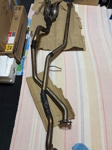 タントカスタムL375s スリーキャッツ製フルストレートマフラー