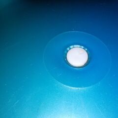 バランスボール　２ハンドル付き　水色の画像