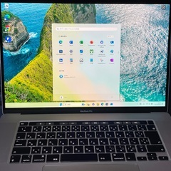 最新OS対応 MacBookPro 16インチ 2019年モデル Windows11Proも起動！ 状態良好！バッテリーOK！の画像