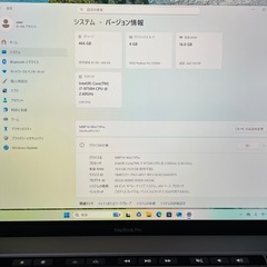 最新OS対応 MacBookPro 16インチ 2019年モデル Windows11Proも起動！ 状態良好！バッテリーOK！の画像