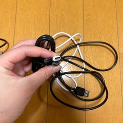 Type-CとType-B 充電ケーブル セットの画像