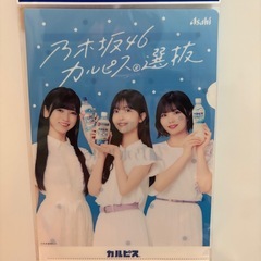 乃木坂✖️カルピスキャンペーンの未開封ファイルの画像