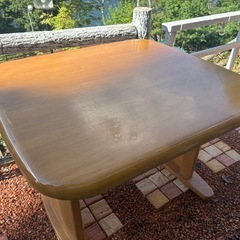 木製 ダイニングテーブル 大型 古家具 アンティーク ビンテージ ヴィンテージ オールド クラシック クラシカル VINTAGE 昭和レトロ の画像