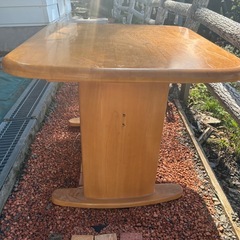 木製 ダイニングテーブル 大型 古家具 アンティーク ビンテージ ヴィンテージ オールド クラシック クラシカル VINTAGE 昭和レトロ の画像