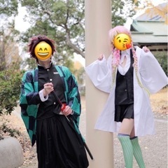 【鬼滅の刃】コスプレ用ウィッグ③つセット🉐の画像