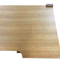 ○木製学習机 ワークデスク 木目調 ナチュラル 引出付きの画像