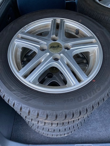 155/65R14⭐️ヨコハマ アイスガード⭐️スタッドレスタイヤ⭐️ZACK⭐️14インチアルミホイール付き⭐️4本セット⭐️千葉県千葉市より