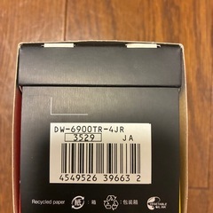 G-SHOCK DW-6900TR-4JR レッドの画像