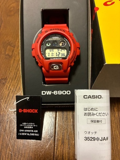 G-SHOCK DW-6900TR-4JR レッド
