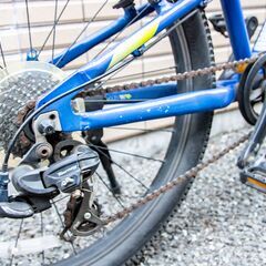 ストンパープライム 24 自転車 キッズバイク ブルー 手渡希望 ジュニア 子供用 自転車の画像