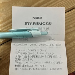 スターバックス　プリペイドカード　　の画像