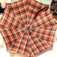 新品未使用　雨傘　チェック柄の画像