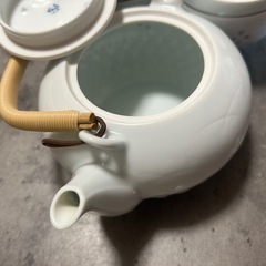 急須と湯呑みの画像