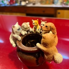 小さなわんことにゃんこ全部で500円の画像