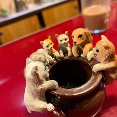 小さなわんことにゃんこ全部で500円の画像