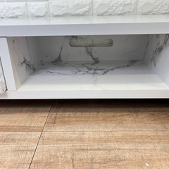 LOWYA ロウヤ   テレビボード   一人暮らし 幅140cm マーブルホワイトの画像
