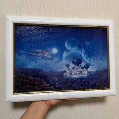 ディズニー　アラジン　ステンドパズル500完成品の画像