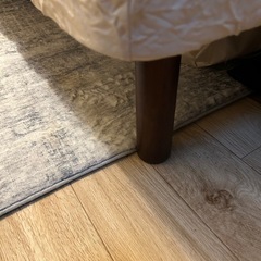 無印良品　脚付マットレスセミダブルの画像