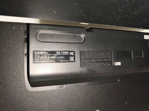CASIO電子ピアノ PX-770BN 2018年製☆椅子付き