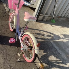 ディズニープリンセス子供用自転車の画像