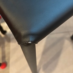 コンクリート調ダイニングテーブル&イス2脚の画像