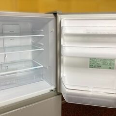 札幌市★ 日立 20年製 3ドア冷凍冷蔵庫 265L◆ R-27KV 右開き 中型 単身 HITACHIの画像