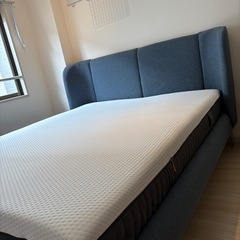 IKEA TUFJORD クイーンサイズ ベッドフレーム ヘッド...
