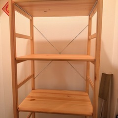 無印良品　パイン材ユニットシェルフ 58cm幅　大の画像