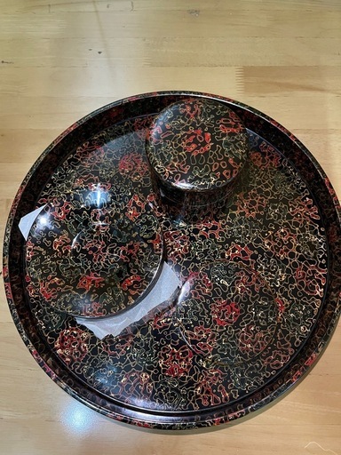 津軽塗　漆器　茶道具