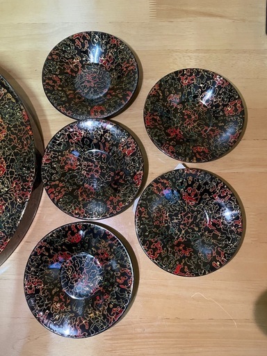 津軽塗　漆器　茶道具
