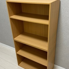 二段ボックス収納(可動式棚板付き)の画像