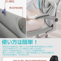 ⭐️医師監修⭐️腰痛クッション／腰まくら／硬さ調節可能／腰椎サポート／持ち運び⭐️新品未使用の画像