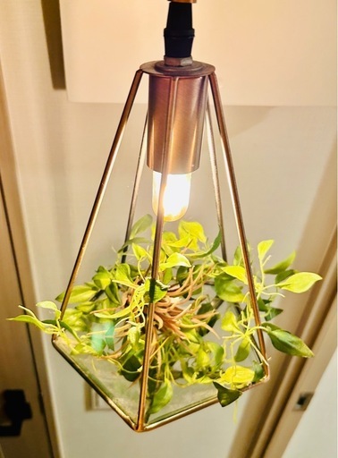 ✨美品ペンダントライト 2灯セットジェリコ LED電球付き照明器具アンティーク