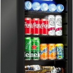新品未使用✨ミニ冷蔵庫 75L 透明ガラスドア オフィス冷蔵庫 ...