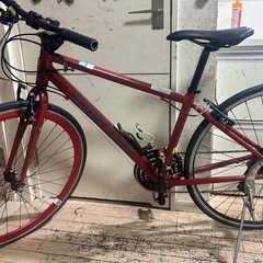 OSSO クロスバイク 700C レッド の画像