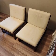 無印良品 リビングでもダイニングでもつかえるソファチェア・オーク材の画像