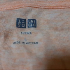 L　ユニクロ UNIQLO 七分袖 シャツ 肌着 インナー　の画像
