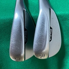 【2本セット】PING S159 52 58 スチールファイバー i95 cwの画像