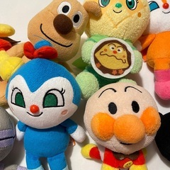 【美品】アンパンマン ぬいぐるみ 11体セットの画像