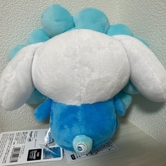 大阪関西万博限定　ミャクミャク × サンリオ　シナモロール　ぬいぐるみ M の画像