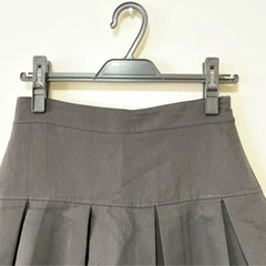 【 新品未使用 】Lady like ボックスプリーツミニ丈スカート L 黒の画像