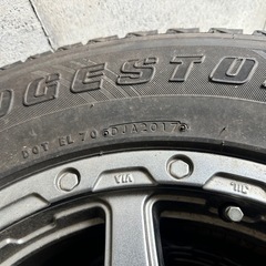 最終値下！ランクルプラドなど 265/70R17 ブリザックDM-Z3 ホイール付の画像