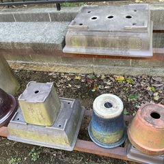  植木鉢 陶器  観葉植物 ラン鉢  盆栽鉢 中古 昭和レトロの画像