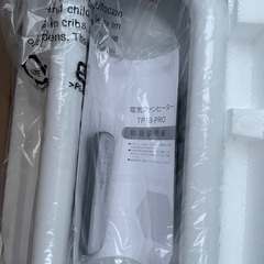 電気ファンヒーター　リモコン付きの画像