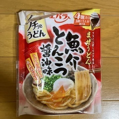 （開封済み）エバラ プチッとうどん 魚介とんこつ醤油味の画像