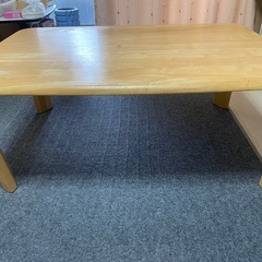 木製ローテーブル折りたたみ式