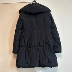 rienda ダウンコート M ブラックの画像