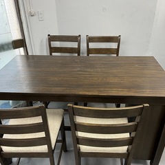 【🤩高品質輸入家具‼️】アシュリーダイニングテーブルセットの画像