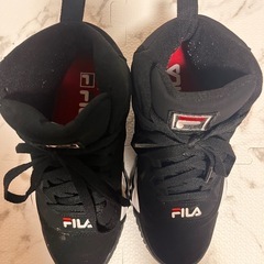 【美品】FILA MB MASHBURN フィラ マッシュバーン 黒 厚底スニーカーの画像