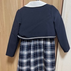 ⑩フォーマル　130 秋冬　クリーニング済みの画像